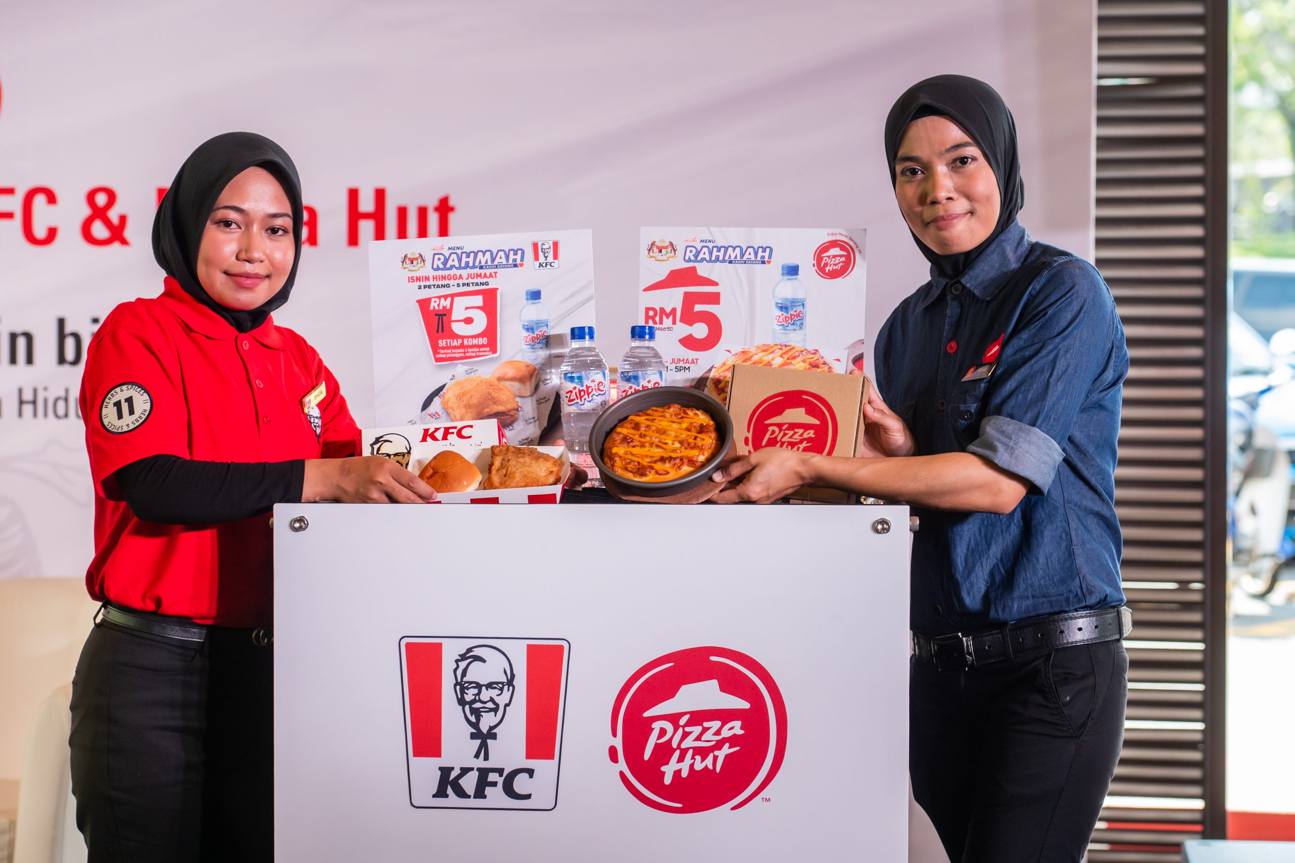 KFC & Pizza Hut Tawar Menu RAHMAH RM5